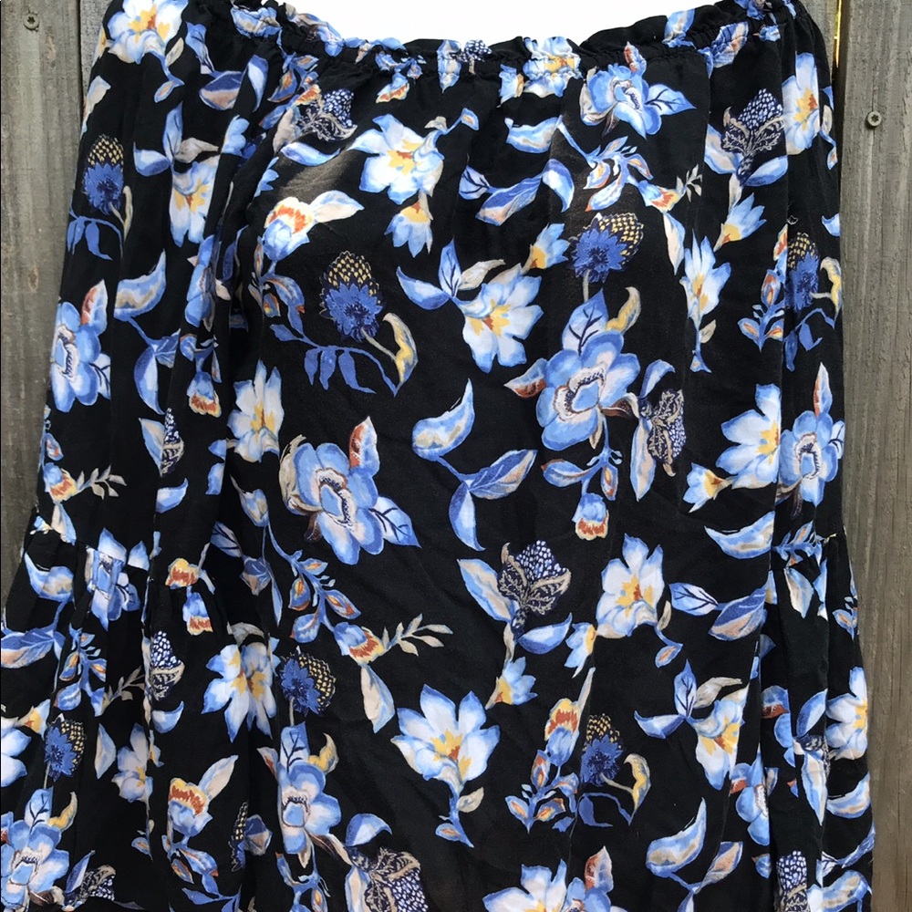 White House Black Market bell sleeve  blouse